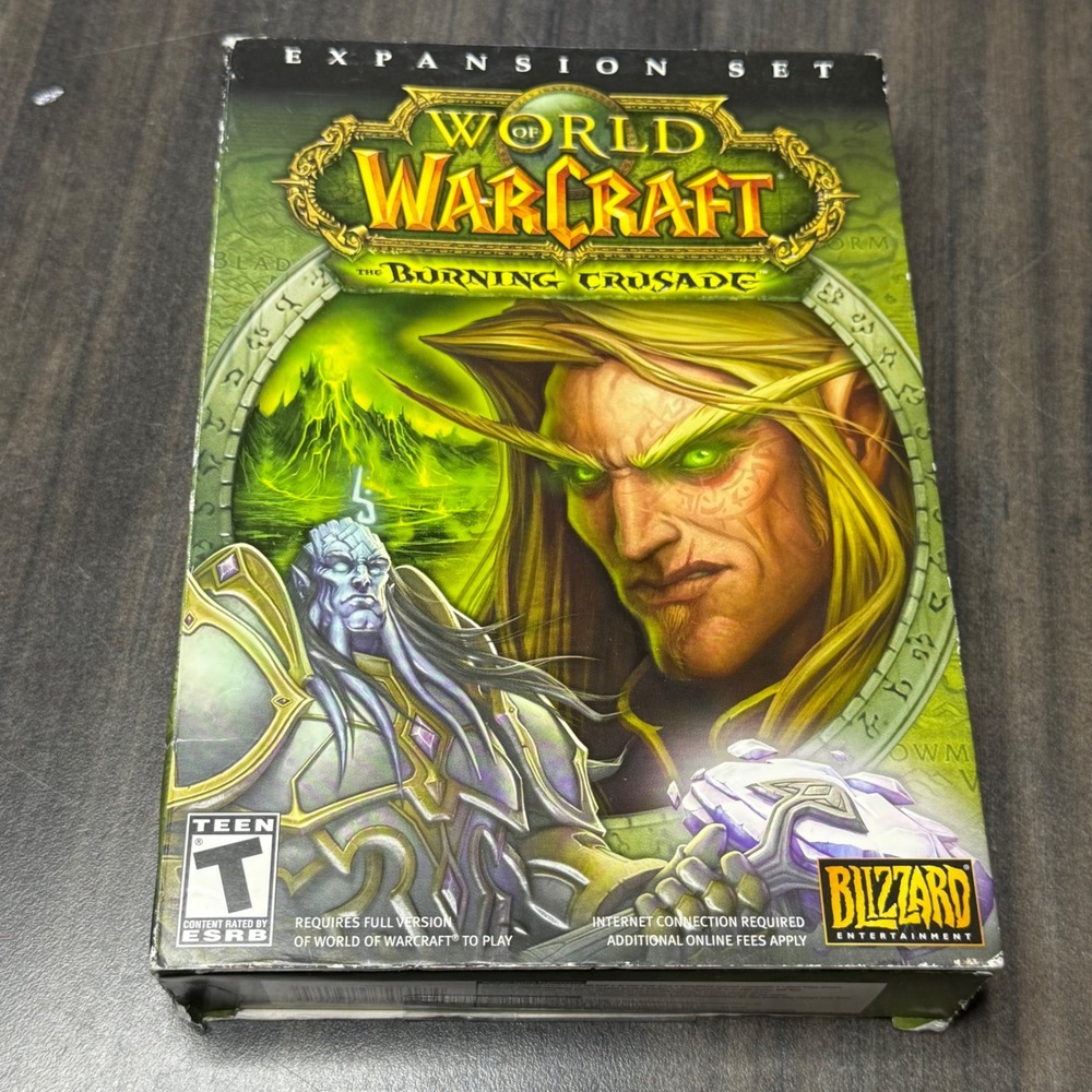 World of Warcraft The Burning Crusade PC Mac Expansion Set Blizzard 2007 Boxed